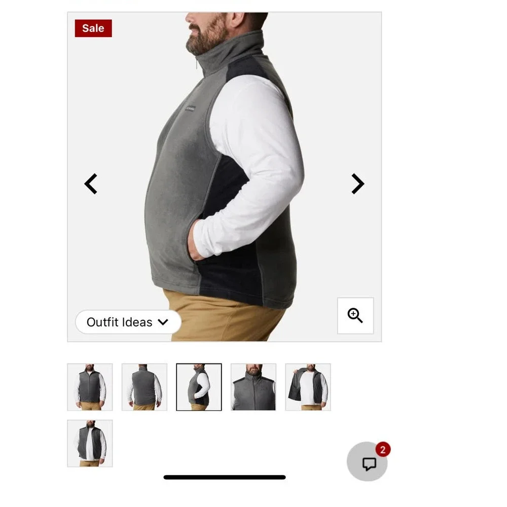 Columbia Men’s Steens Mountain Fleece Vest / S- XXL